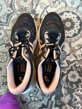 ASICS Everyday Comfort Women's Black and Pink Running Shoes